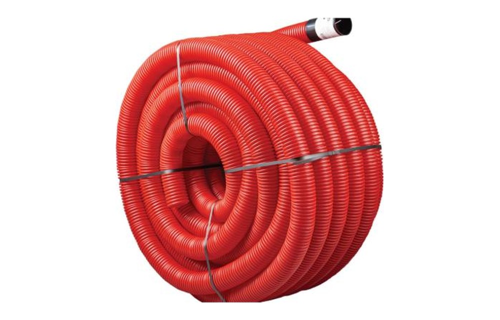 Bobine de gaine TPC rouge avec tire-fil