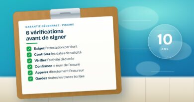 Presse-papiers listant les 6 vérifications de la garantie décennale à faire avant de signer le devis d’une piscine