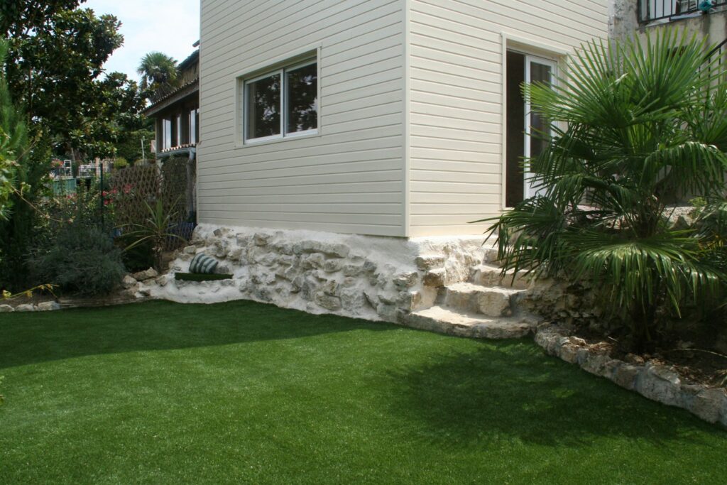 Extension terminée, jardin réaménagé