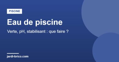Eau de piscine verte, pH et stabilisant : que faire