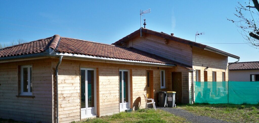 Les deux logements accolés, vue d'ensemble