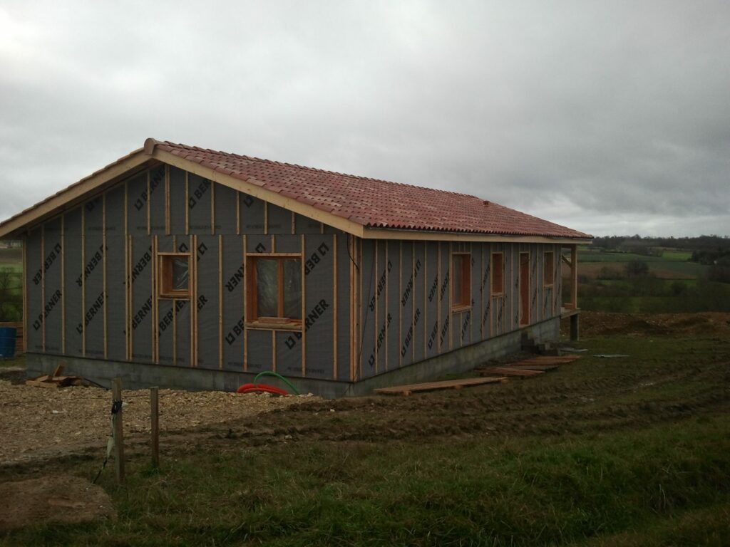 Maison ossature bois en kit de 120 m² hors d'eau hors d'air