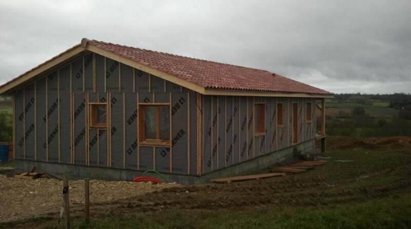 Maison ossature bois en kit de 120 m² hors d'eau hors d'air